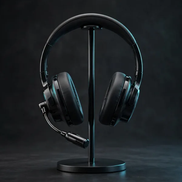 Headset with microphone